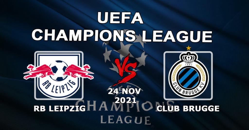 RB Leipzig - Club Brugge: förutsägelse och spel på Champions League-matchen - 24.11.2021