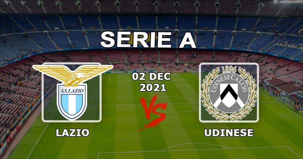 Lazio - Udinese: förutsägelse och betting odds A - 02.12.2021