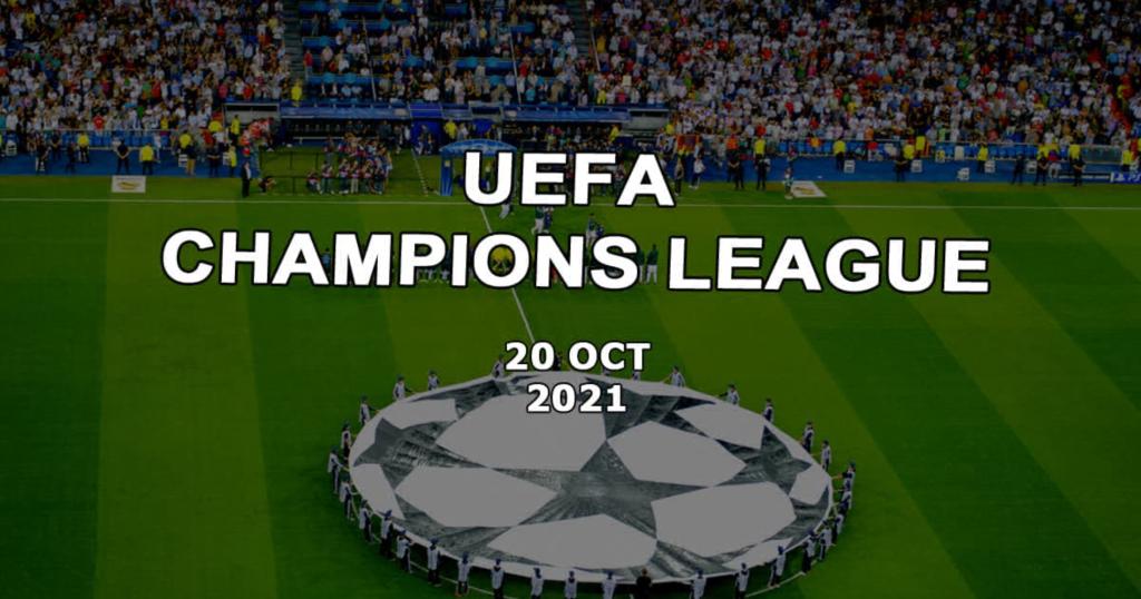 Förutsägelser för Champions League -matcherna - 20.10.2021