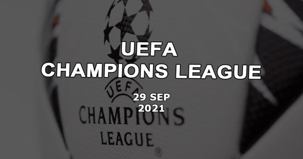 Förutsägelser för matcherna under den andra dagen i Champions League -grupperna - 29/09/2021
