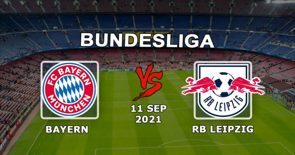 Bayern - RB Leipzig: förutsägelse och satsning på Bundesliga -matchen - 09/11/2021
