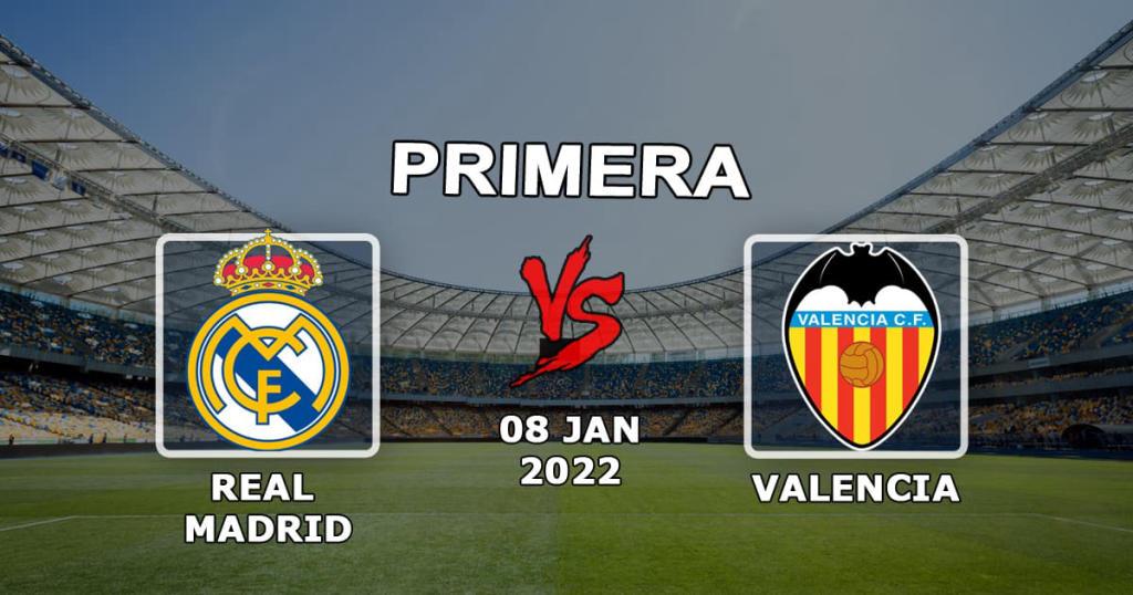 Real Madrid - Valencia: förutsägelse och spel på matchen Exempel - 08.01.2022