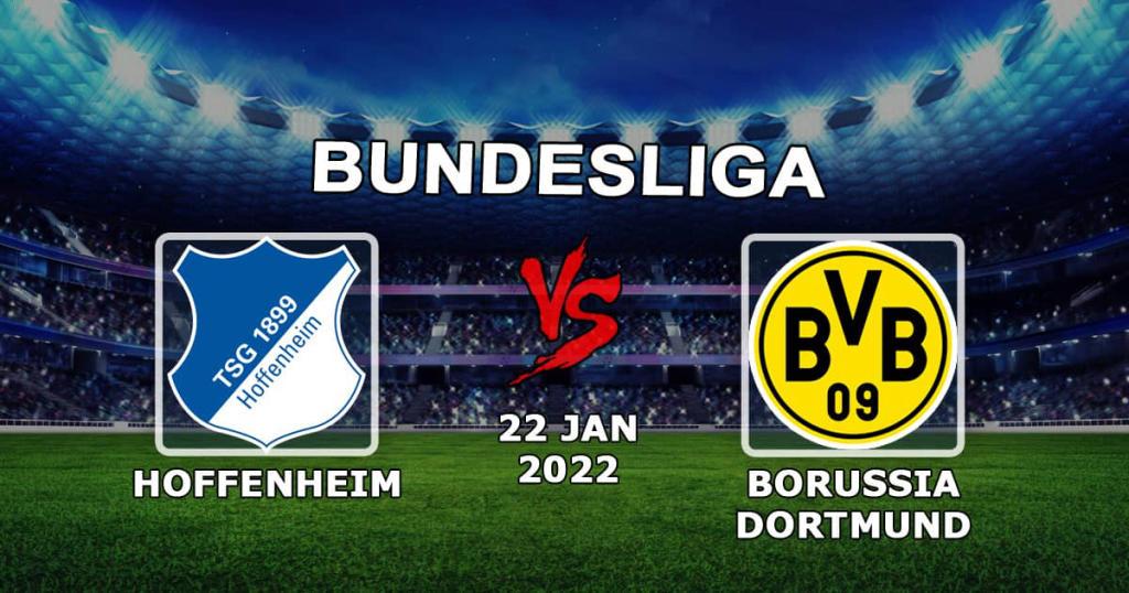 Hoffenheim - Borussia Dortmund: prognos och spel på matchen i Bundesliga - 2022-01-22