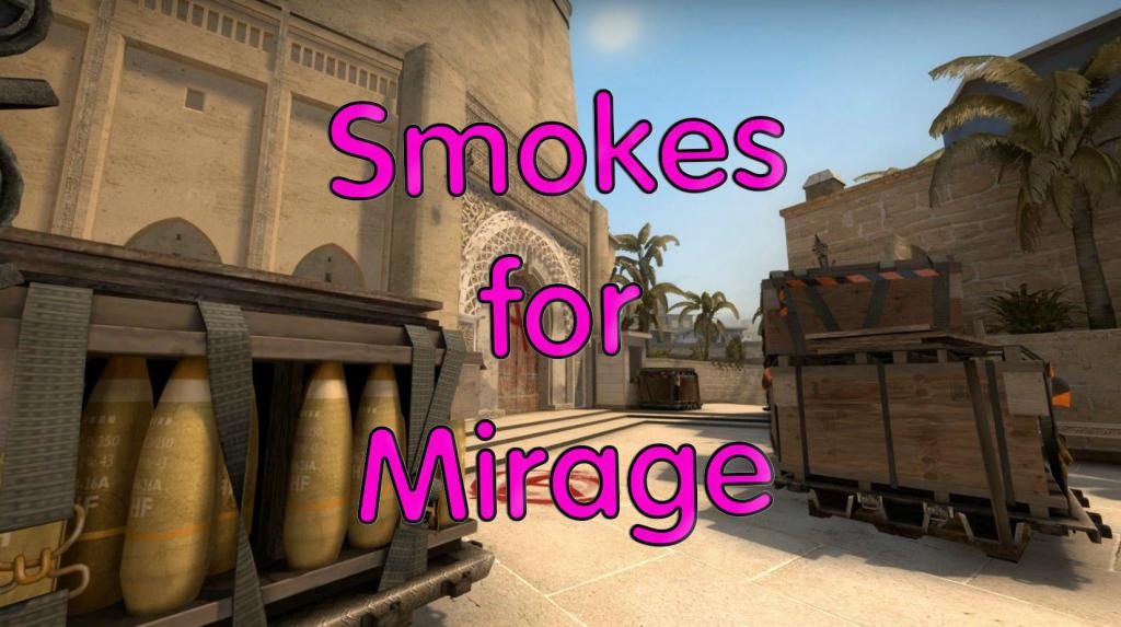 Rök sprider sig på Mirage på plats A