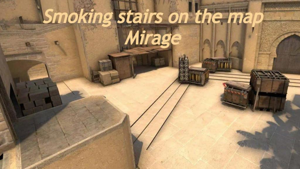 Rök på huvudet på kartan Mirage