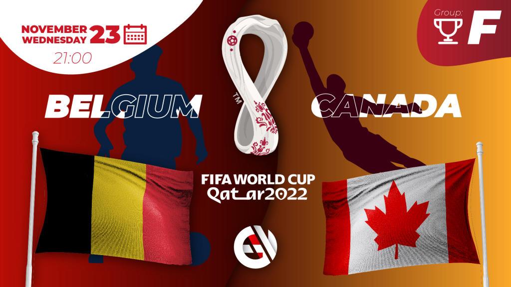 Belgien - Kanada: förutsägelse och spel på VM 2022 i Qatar