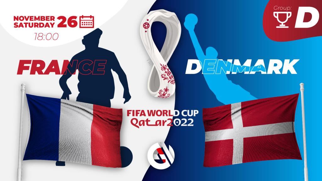 Frankrike - Danmark: förutsägelse och spel på VM 2022 i Qatar