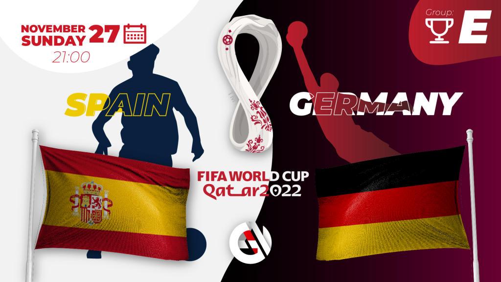 Spanien - Tyskland: förutsägelse och spel på matchen i VM 2022 i Qatar
