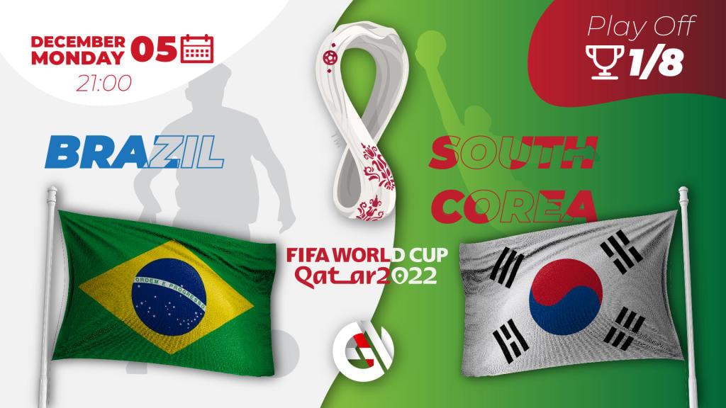 Brasilien - Sydkorea: förutsägelse och satsning på VM 2022 i Qatar
