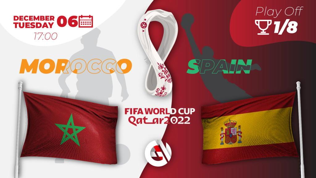 Marocko - Spanien: förutsägelse och satsning på VM 2022 i Qatar