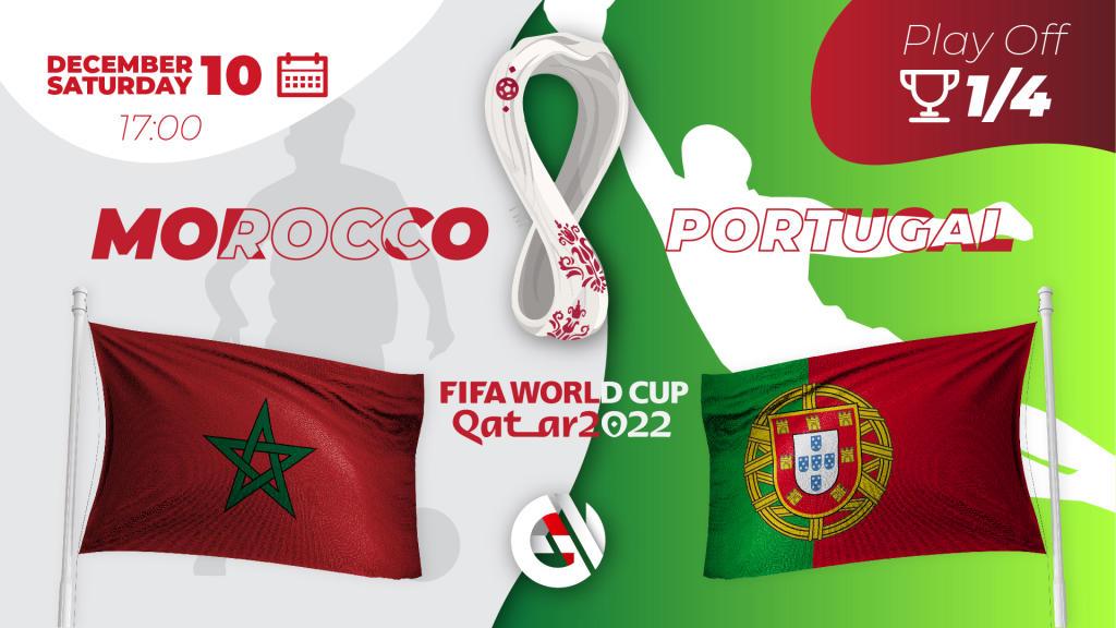 Marocko - Portugal: förutsägelse och satsning på VM 2022 i Qatar