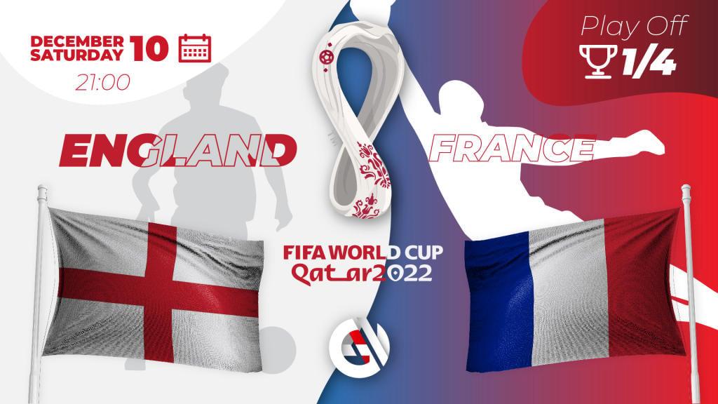 England - Frankrike: förutsägelse och satsning på VM 2022 i Qatar