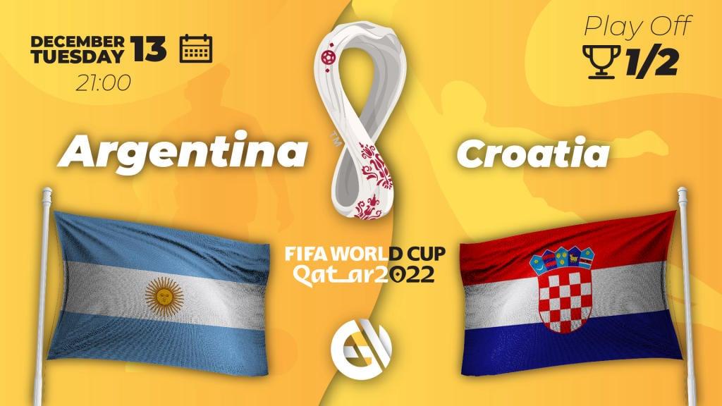 Argentina - Kroatien: förutsägelse och spel för VM 2022 i Qatar