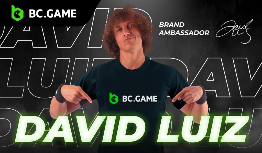David Luiz är nu ambassadör för BC.GAME