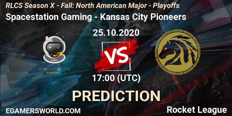 Spacestation Gaming vs Kansas City Pioneers: Match Prediction. 25.10.2020 at 17:00, Rocket League, RLCS Season X - Fall: North American Major - Playoffs