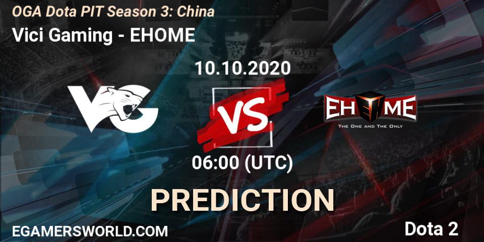 Vici Gaming vs EHOME: Match Prediction. 10.10.20, Dota 2, OGA Dota PIT Season 3: China