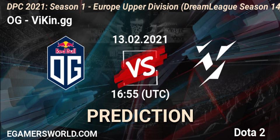 OG vs ViKin.gg: Match Prediction. 13.02.2021 at 16:56, Dota 2, DPC 2021: Season 1 - Europe Upper Division (DreamLeague Season 14)
