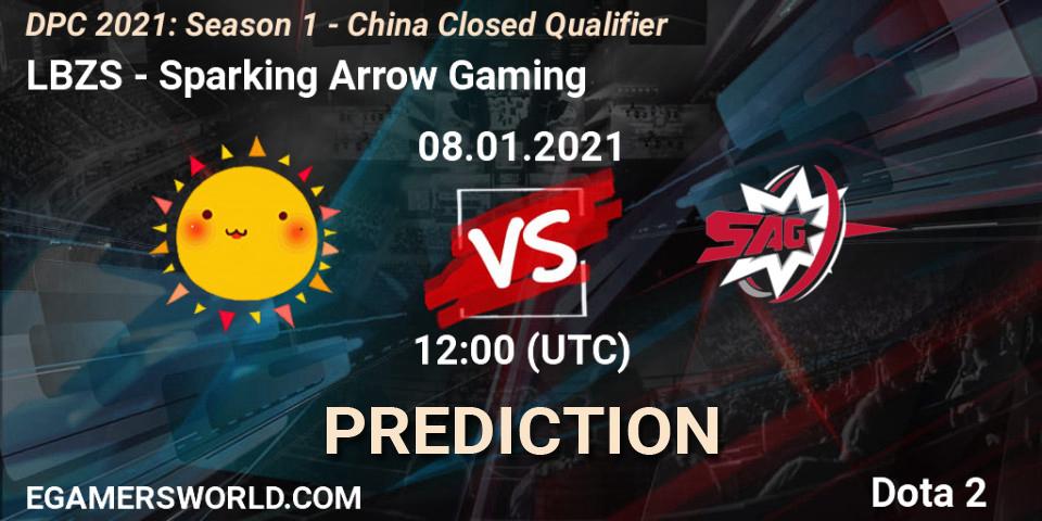 LBZS vs Sparking Arrow Gaming: Match Prediction. 08.01.21, Dota 2, DPC 2021: Season 1 - China Closed Qualifier