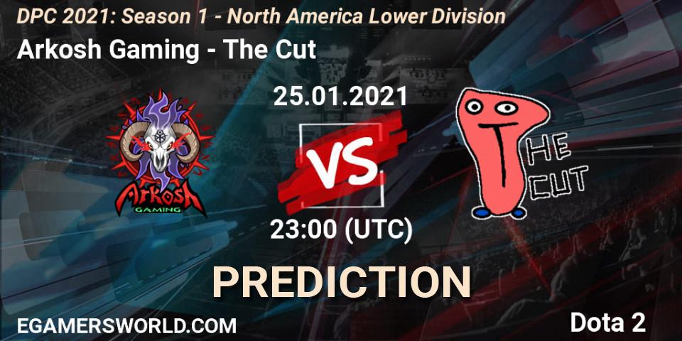Arkosh Gaming vs The Cut: Match Prediction. 25.01.2021 at 23:01, Dota 2, DPC 2021: Season 1 - North America Lower Division