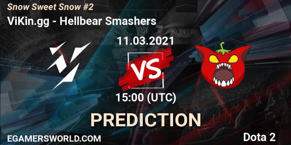 ViKin.gg vs Hellbear Smashers: Match Prediction. 11.03.2021 at 15:02, Dota 2, Snow Sweet Snow #2