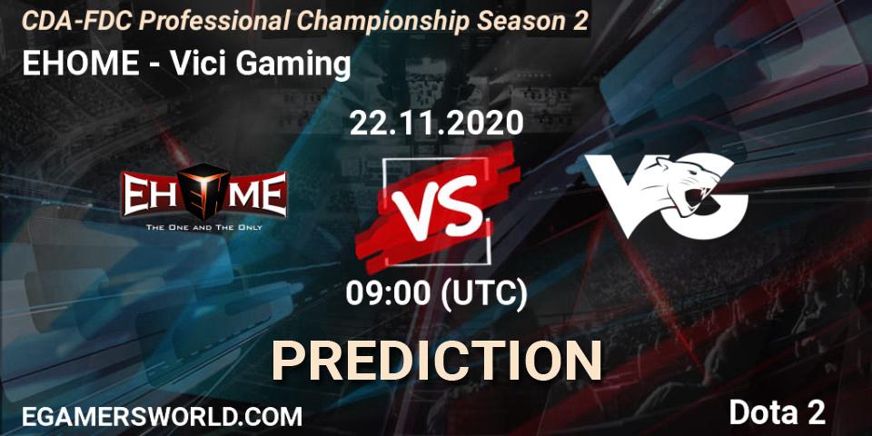 EHOME vs Vici Gaming: Match Prediction. 22.11.20, Dota 2, CDA-FDC Professional Championship Season 2