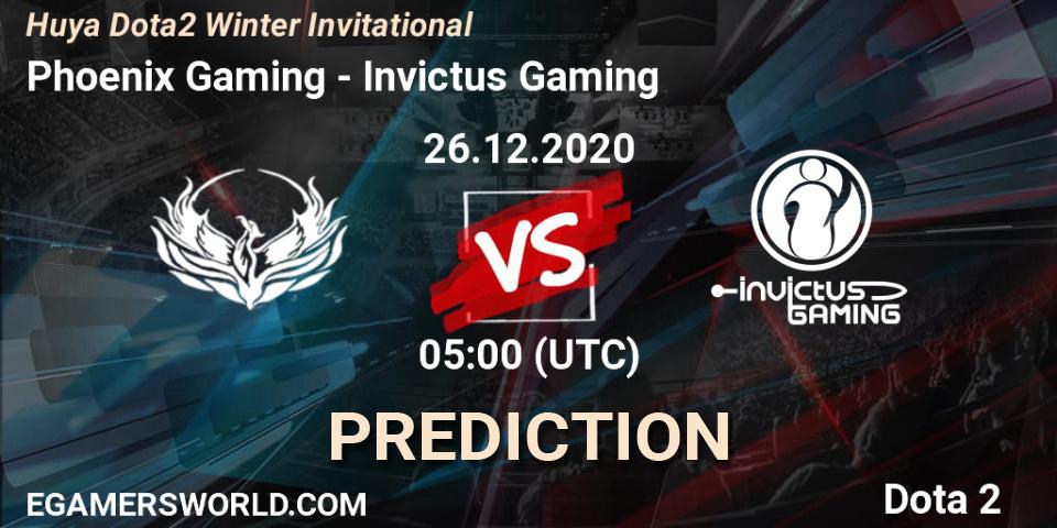Phoenix Gaming vs Invictus Gaming: Match Prediction. 26.12.2020 at 05:11, Dota 2, Huya Dota2 Winter Invitational