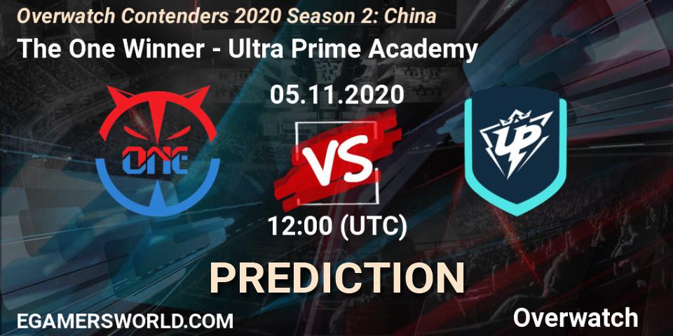 The One Winner vs Ultra Prime Academy: Match Prediction. 05.11.2020 at 09:00, Overwatch, Overwatch Contenders 2020 Season 2: China