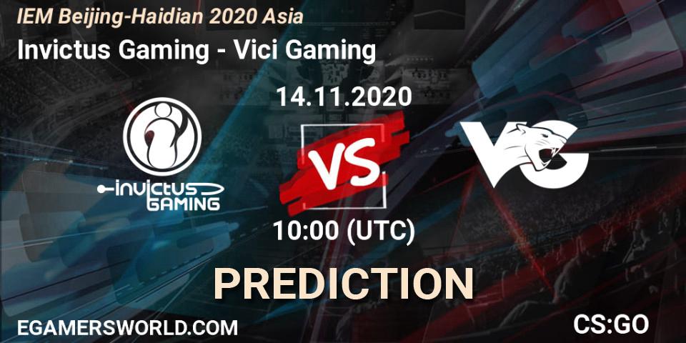 Invictus Gaming vs Vici Gaming: Match Prediction. 14.11.2020 at 10:00, Counter-Strike (CS2), IEM Beijing-Haidian 2020 Asia