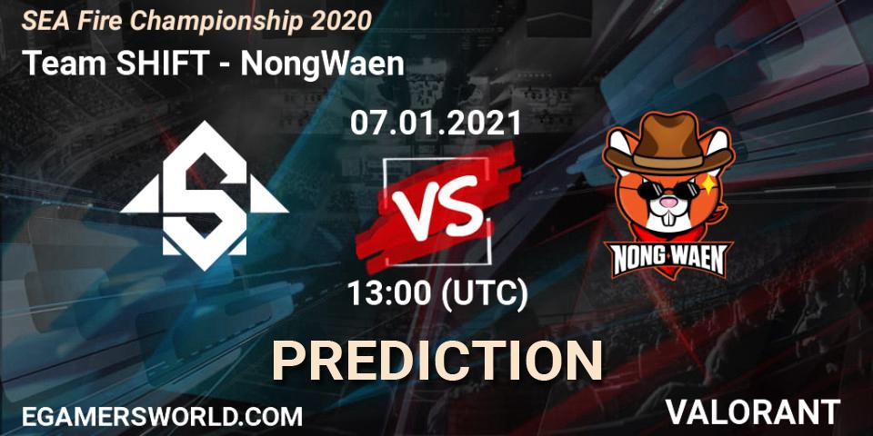 Team SHIFT vs NongWaen: Match Prediction. 07.01.2021 at 14:00, VALORANT, SEA Fire Championship 2020