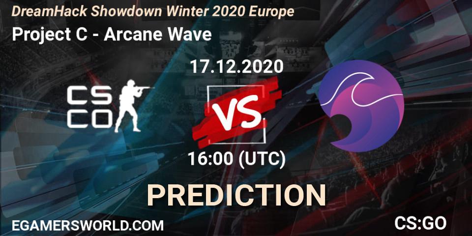 Project C vs Arcane Wave: Match Prediction. 17.12.2020 at 13:00, Counter-Strike (CS2), DreamHack Showdown Winter 2020 Europe