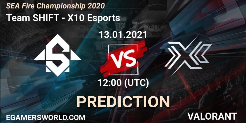 Team SHIFT vs X10 Esports: Match Prediction. 13.01.2021 at 12:00, VALORANT, SEA Fire Championship 2020