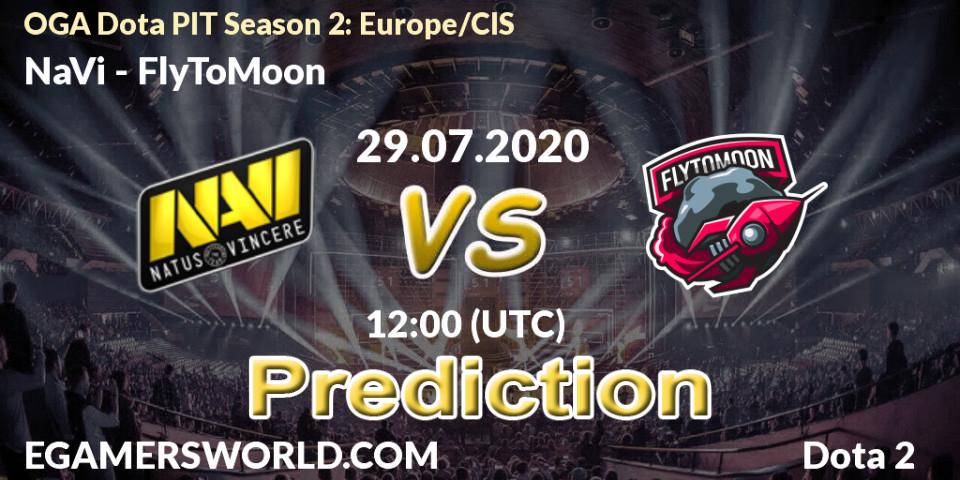 NaVi vs FlyToMoon: Match Prediction. 29.07.2020 at 11:56, Dota 2, OGA Dota PIT Season 2: Europe/CIS
