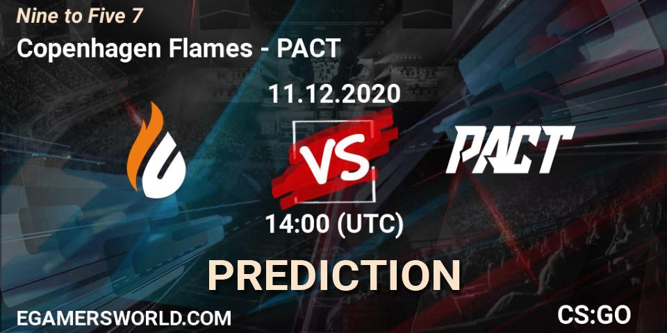Copenhagen Flames vs PACT: Match Prediction. 11.12.2020 at 14:00, Counter-Strike (CS2), Nine to Five 7