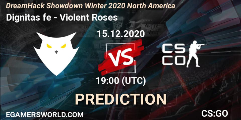 Dignitas fe vs Violent Roses: Match Prediction. 15.12.20, CS2 (CS:GO), DreamHack Showdown Winter 2020 North America