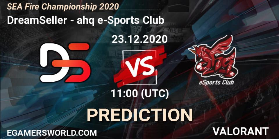 DreamSeller vs ahq e-Sports Club: Match Prediction. 23.12.2020 at 11:00, VALORANT, SEA Fire Championship 2020