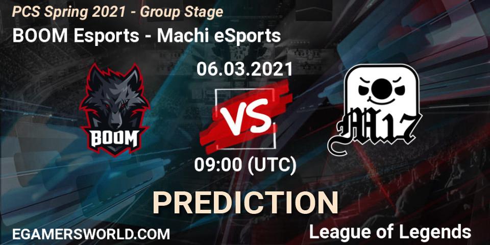 BOOM Esports vs Machi eSports: Match Prediction. 06.03.2021 at 10:30, LoL, PCS Spring 2021 - Group Stage