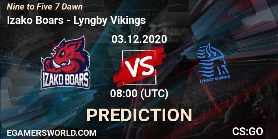Izako Boars vs Lyngby Vikings: Match Prediction. 03.12.2020 at 08:00, Counter-Strike (CS2), Nine to Five 7 Dawn