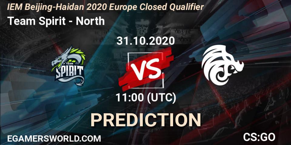 Team Spirit vs North: Match Prediction. 31.10.20, CS2 (CS:GO), IEM Beijing-Haidian 2020 Europe Closed Qualifier