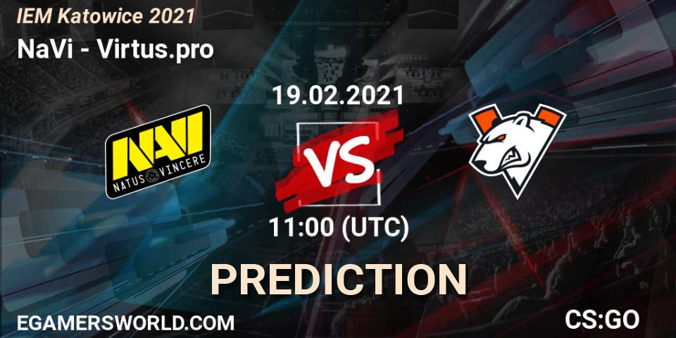 NaVi vs Virtus.pro: Match Prediction. 19.02.2021 at 11:00, Counter-Strike (CS2), IEM Katowice 2021