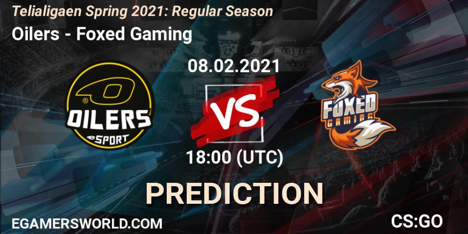 Oilers vs Foxed Gaming: Match Prediction. 08.02.2021 at 18:00, Counter-Strike (CS2), Telialigaen Spring 2021: Regular Season