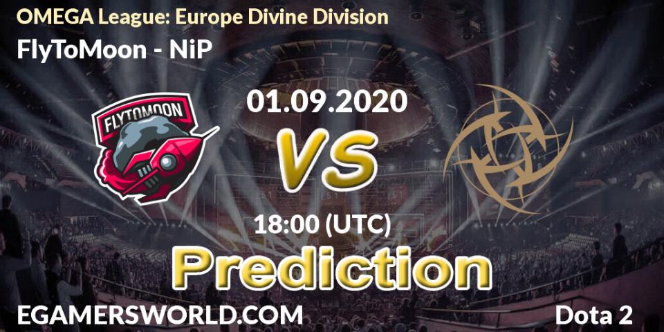 FlyToMoon vs NiP: Match Prediction. 01.09.20, Dota 2, OMEGA League: Europe Divine Division