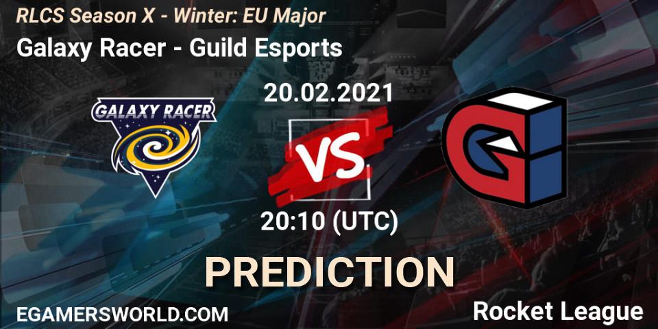 Galaxy Racer vs Guild Esports: Match Prediction. 20.02.2021 at 20:40, Rocket League, RLCS Season X - Winter: EU Major