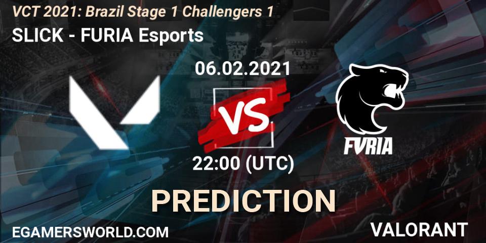 SLICK vs FURIA Esports: Match Prediction. 06.02.2021 at 22:00, VALORANT, VCT 2021: Brazil Stage 1 Challengers 1