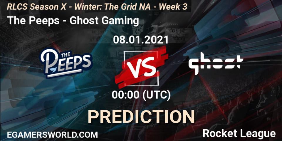 The Peeps vs Ghost Gaming: Match Prediction. 15.01.21, Rocket League, RLCS Season X - Winter: The Grid NA - Week 3