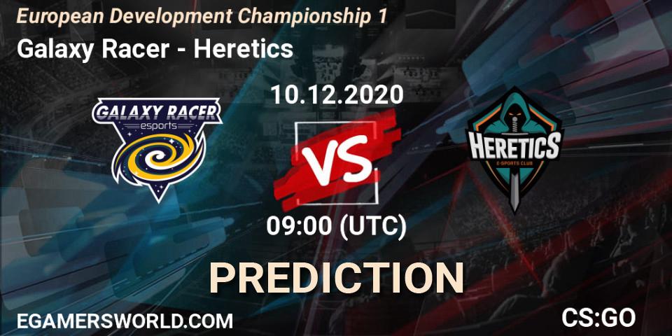 Galaxy Racer vs Heretics: Match Prediction. 10.12.20, CS2 (CS:GO), European Development Championship 1