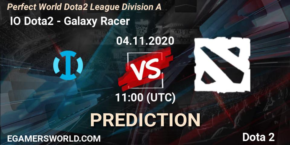  IO Dota2 vs Galaxy Racer: Match Prediction. 04.11.2020 at 11:10, Dota 2, Perfect World Dota2 League Division A