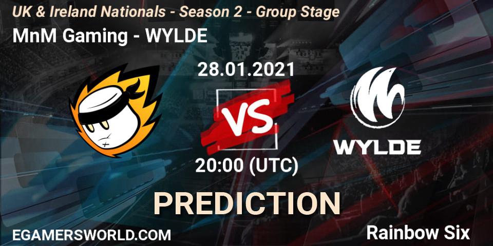 MnM Gaming vs WYLDE: Match Prediction. 28.01.21, Rainbow Six, UK & Ireland Nationals - Season 2 - Group Stage