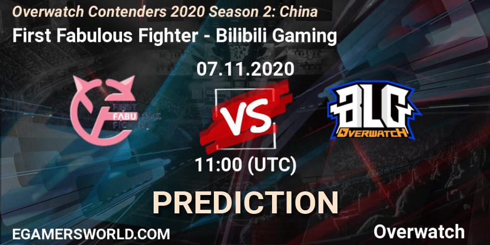 First Fabulous Fighter vs Bilibili Gaming: Match Prediction. 07.11.20, Overwatch, Overwatch Contenders 2020 Season 2: China