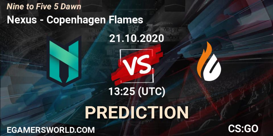 Nexus vs Copenhagen Flames: Match Prediction. 21.10.2020 at 13:25, Counter-Strike (CS2), Nine to Five 5 Dawn