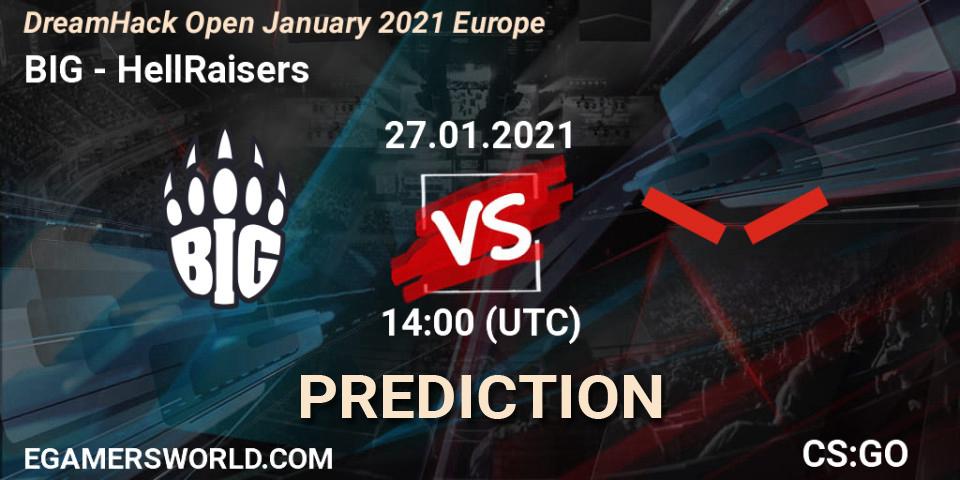 BIG vs HellRaisers: Match Prediction. 27.01.21, CS2 (CS:GO), DreamHack Open January 2021 Europe